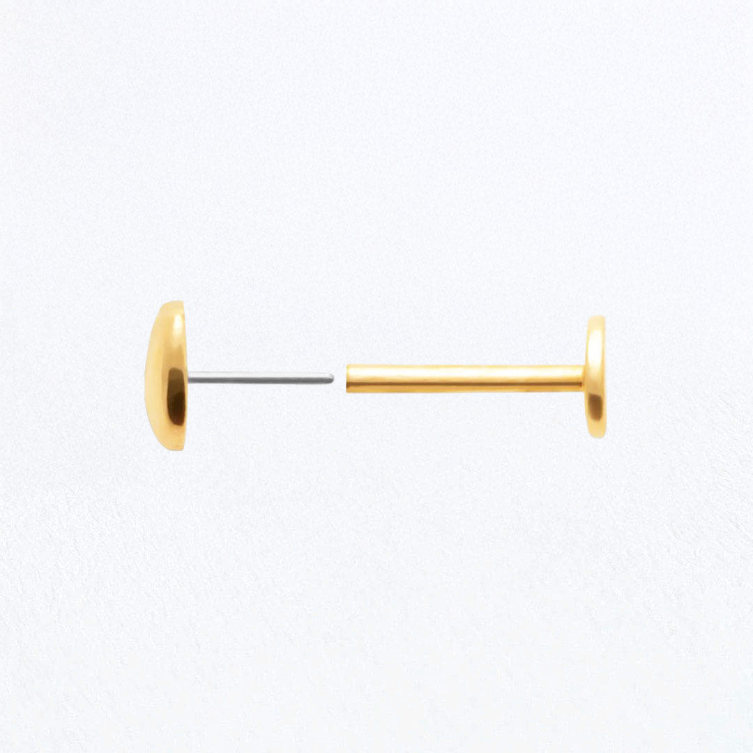 Piercing Oreille coeur Plaqué or Love Bellaime 3