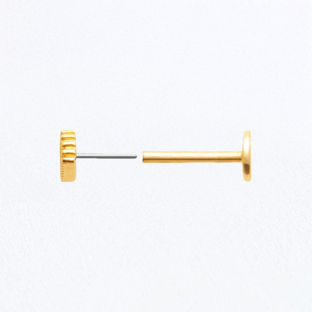 Piercing Oreille Plaqué or Nolia Bellaime 3