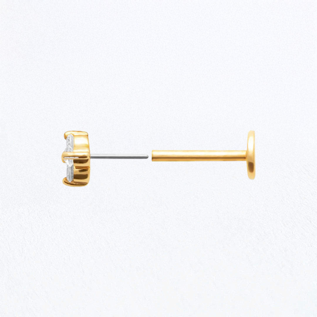 Piercing Oreille Plaqué or Truly Bellaime 4