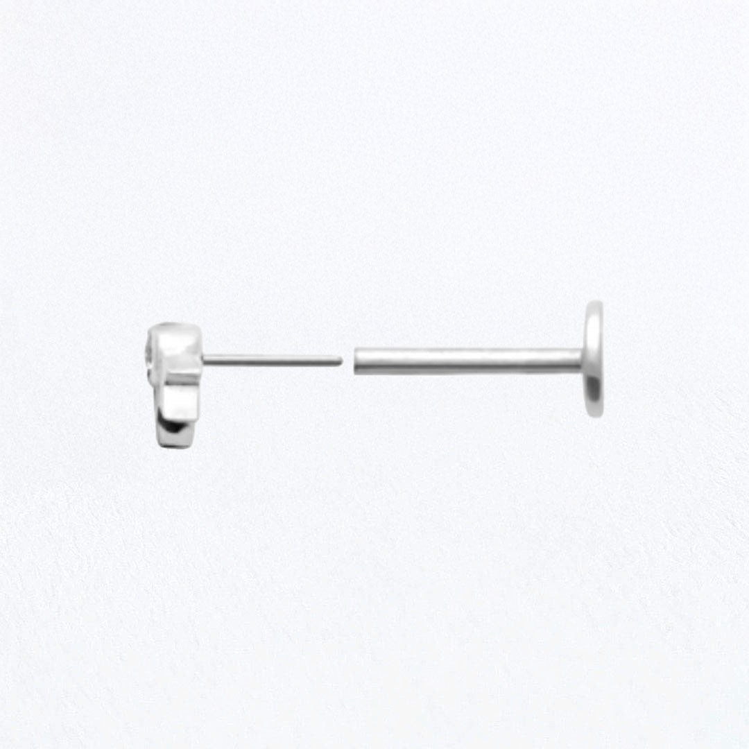 Piercing Oreille Rising Star - Argent 925 Rhodié
