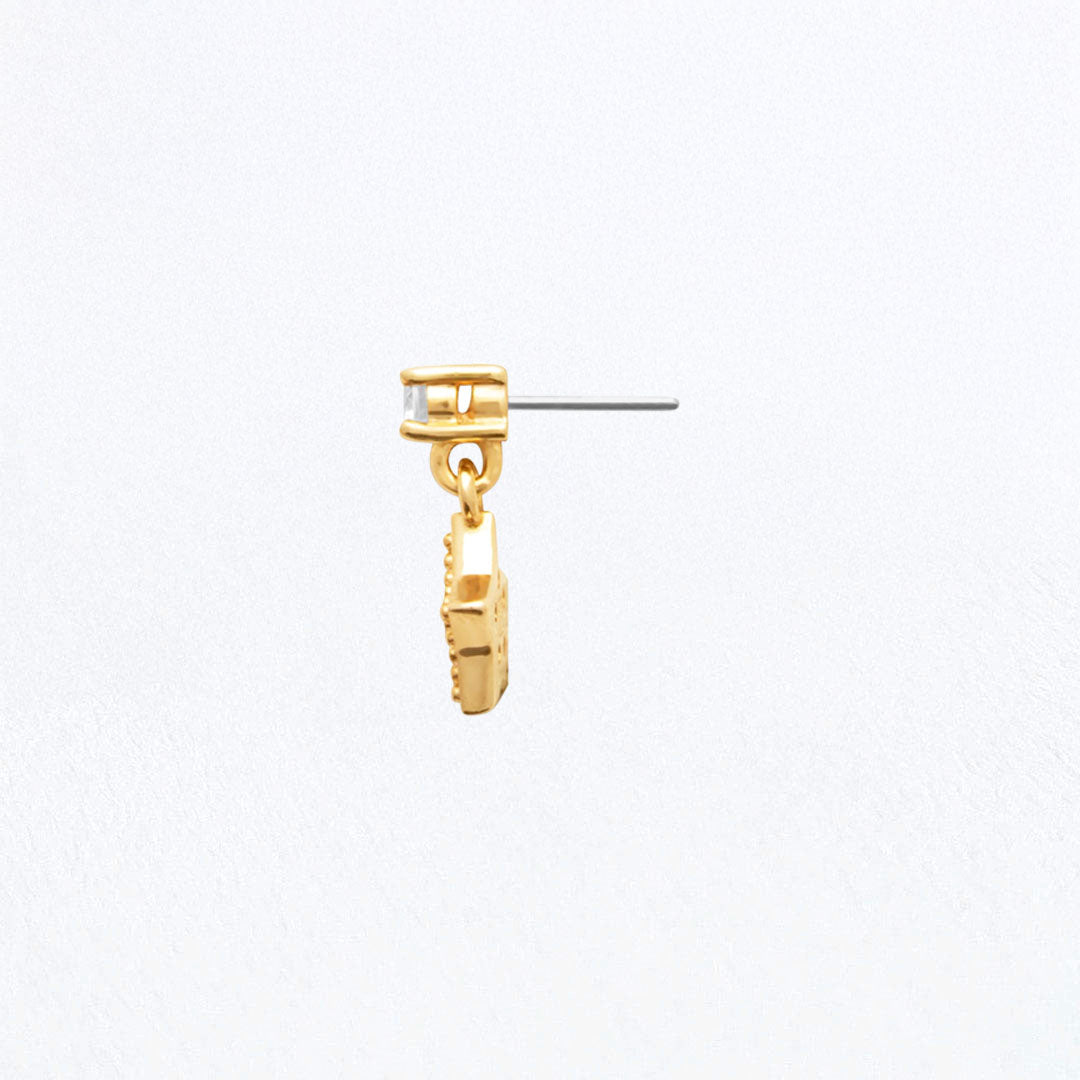 Piercing Oreille étoile Plaqué or Starcircle Bellaime 4