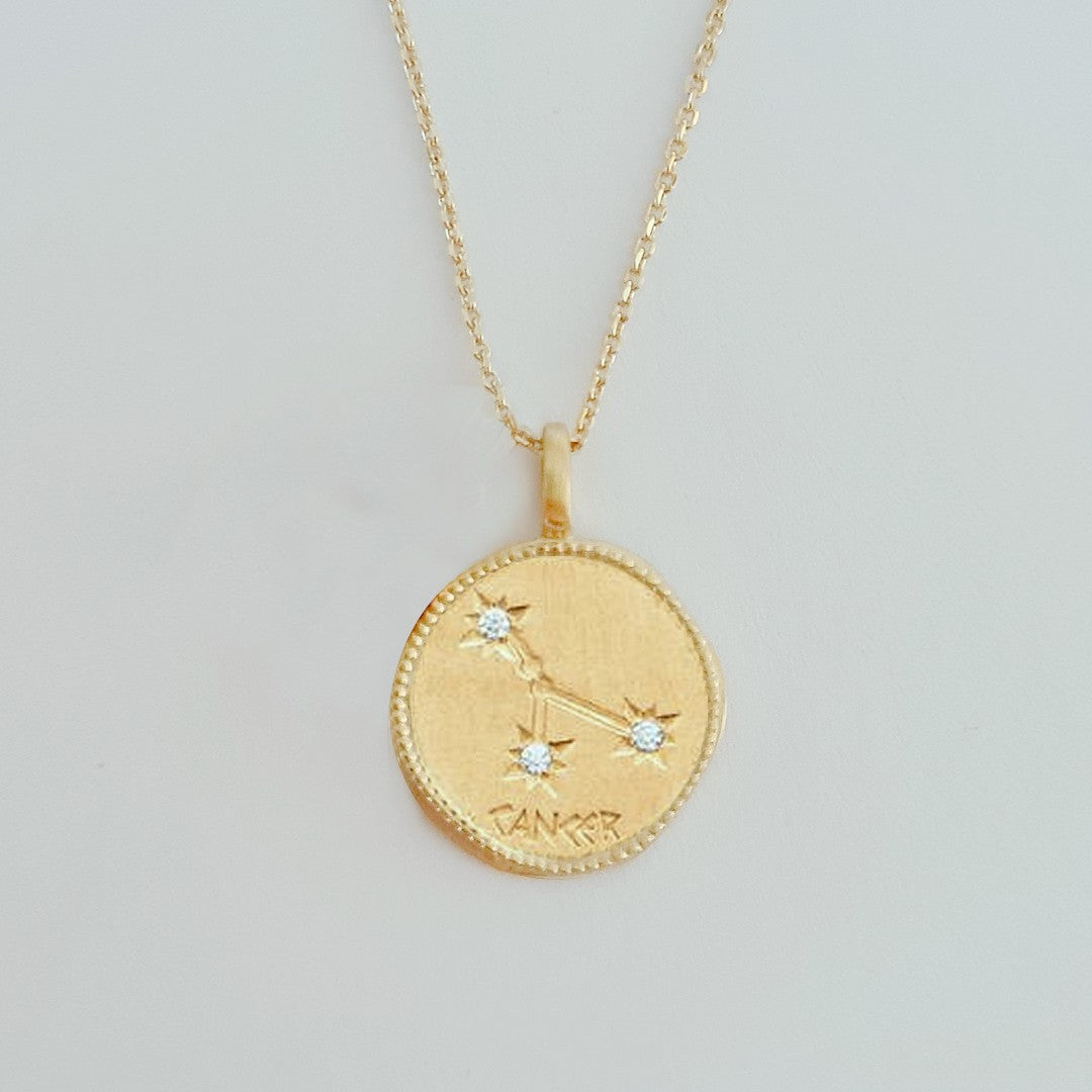 Collier Bélier - Signe Astro - Constellation - Plaqué Or 18K Zirconium