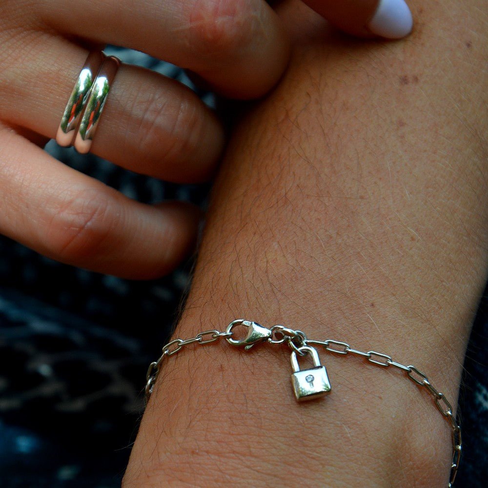 Bracelet Cadenas The Secret - Argent 925 Rhodié et Zirconium - Bellaime