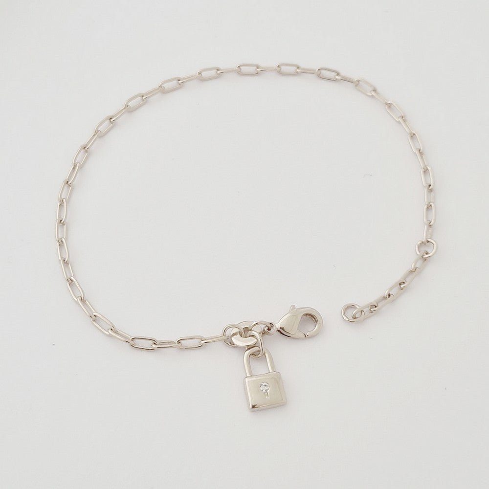 Bracelet Cadenas The Secret - Argent 925 Rhodié et Zirconium - Bellaime