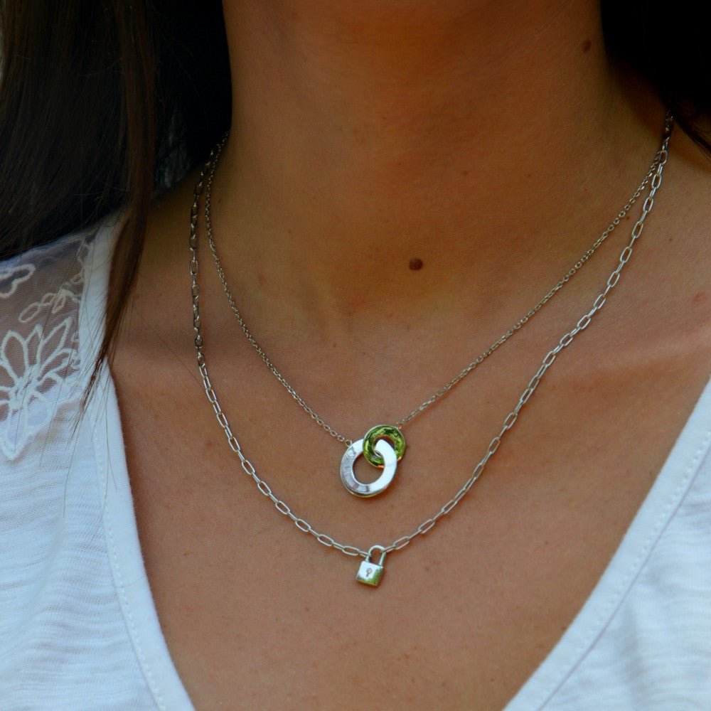 Collier Cadenas The Secret - Argent 925 Rhodié et Zirconium - Bellaime
