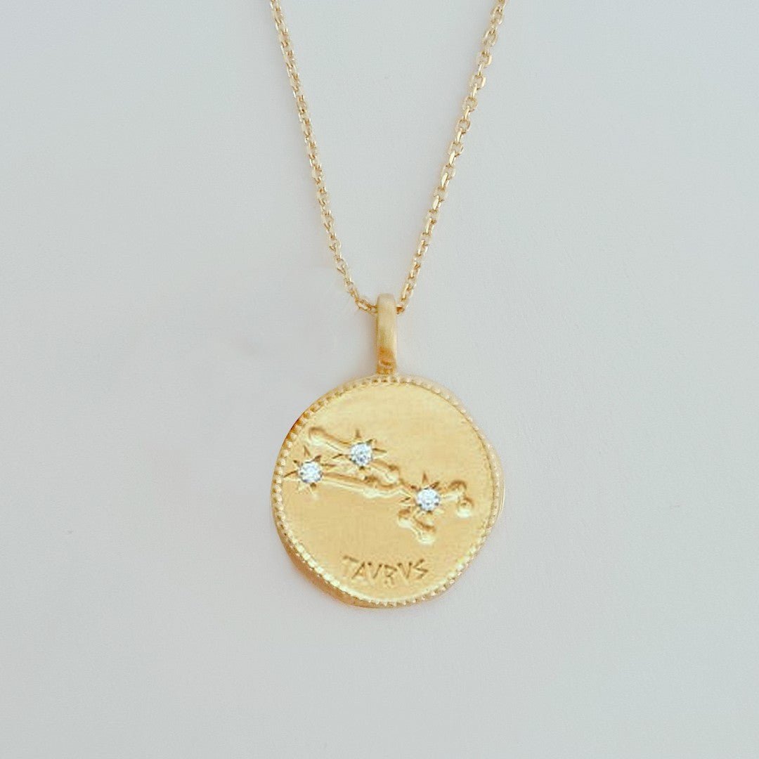 Collier Capricorne - Signe Astro - Constellation - Plaqué Or 18K Zirconium - Bellaime