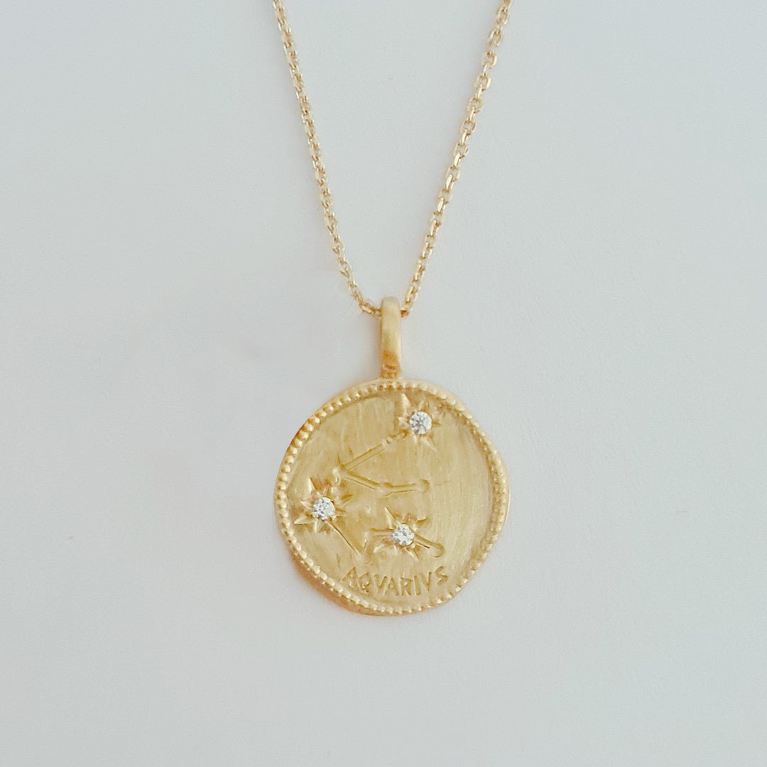 Collier Capricorne - Signe Astro - Constellation - Plaqué Or 18K Zirconium - Bellaime