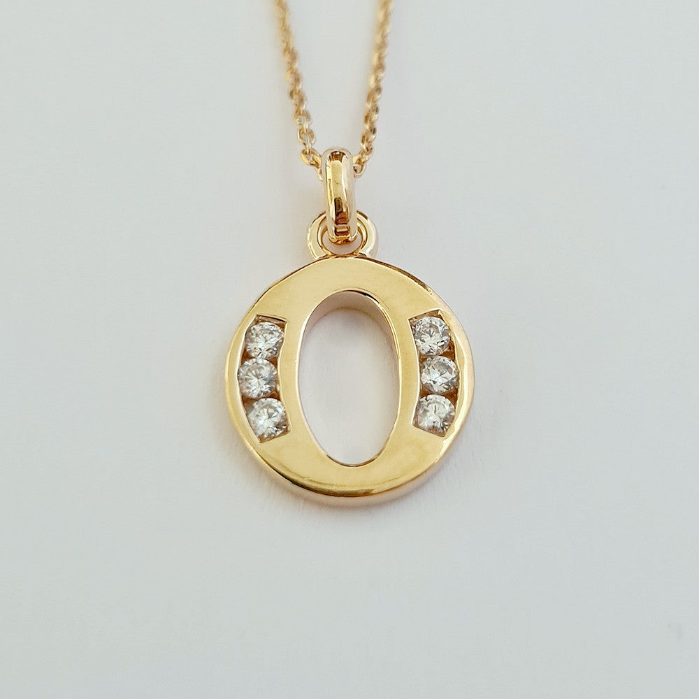 Collier Lettre Y - Basic & Perfect - Plaqué Or 18K Zirconium