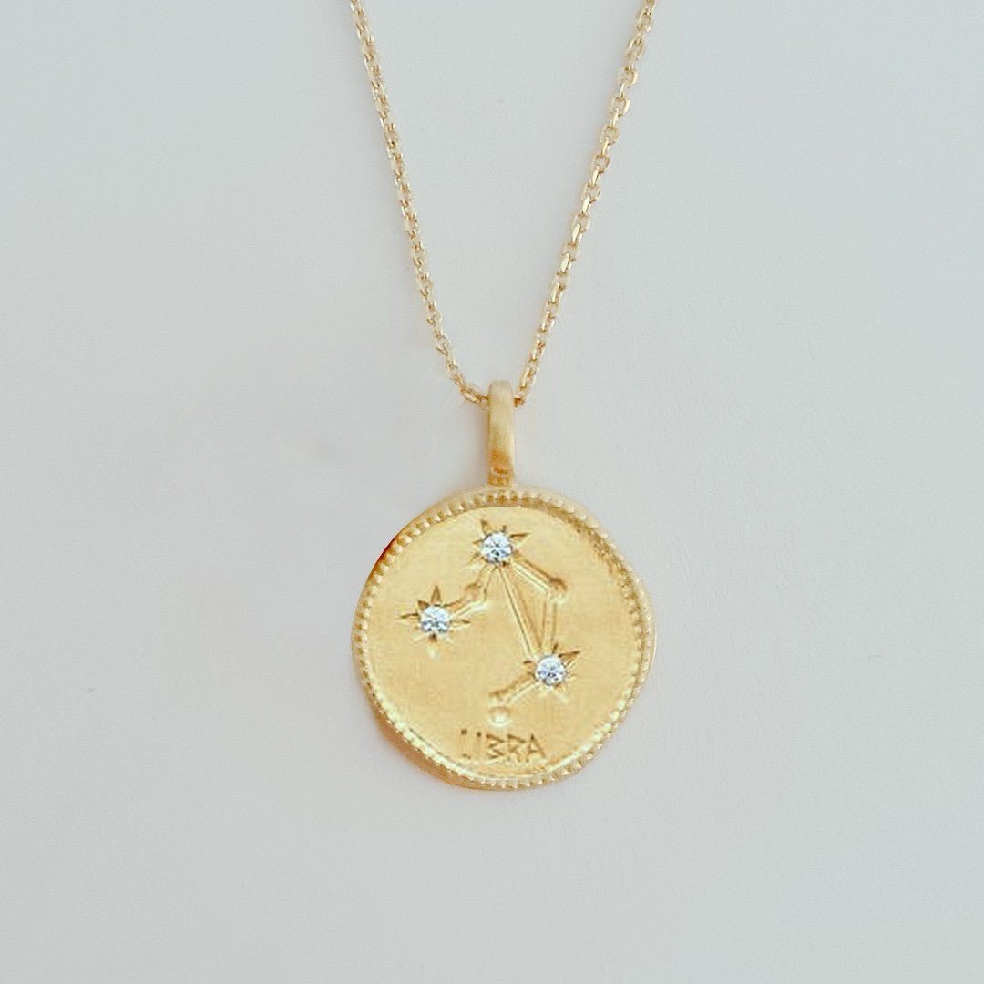 Collier Vierge - Signe Astro - Constellation - Plaqué Or 18K Zirconium - Bellaime