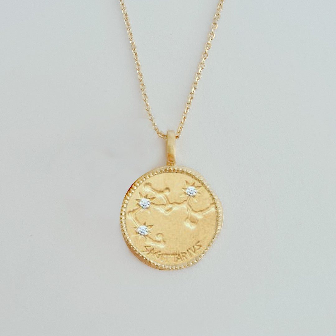 Collier Vierge - Signe Astro - Constellation - Plaqué Or 18K Zirconium - Bellaime