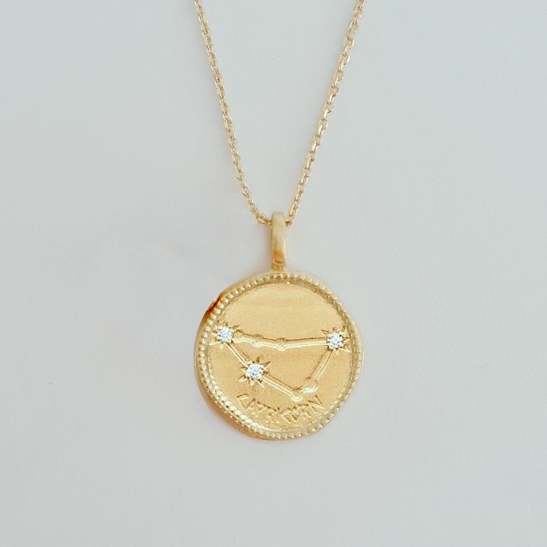 Collier Vierge - Signe Astro - Constellation - Plaqué Or 18K Zirconium - Bellaime