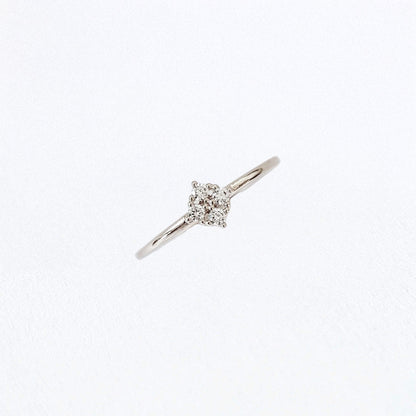Bague femme argent 925 rhodié zirconium Christina Bellaime 5