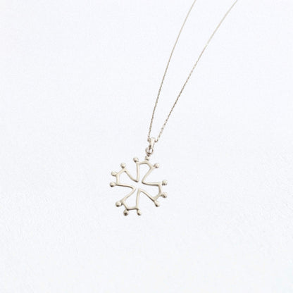 Collier croix occitane femme argent 925 Bellaime 3