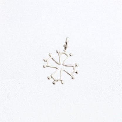 Collier croix occitane femme argent 925 Bellaime 4