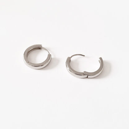 Boucles d'oreilles créoles argent 925 1,5 cm Buggy Bellaime 5