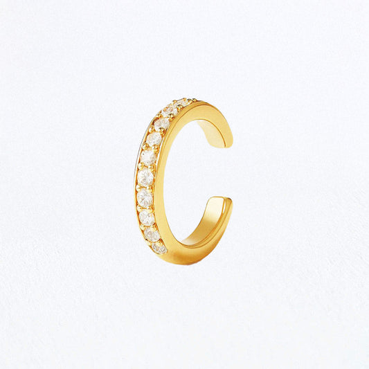 Earcuff All In - Plaqué Or 18K et Zirconium