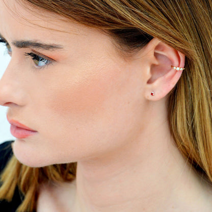 Ear cuff plaqué or 18K Petra Bellaime 4