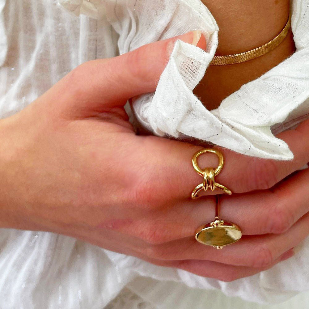 Bague femme plaqué or 18K Forever Bellaime 2