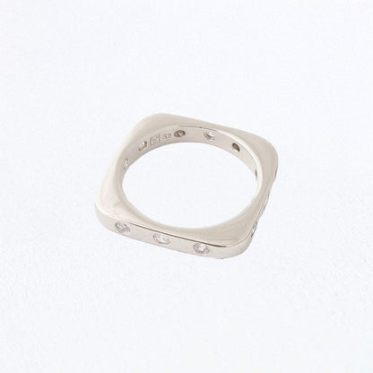 Bague femme argent 925 zirconium Harmony Sertie Bellaime 4