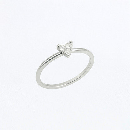 Bague coeur argent 925 zirconium Power of Love Bellaime