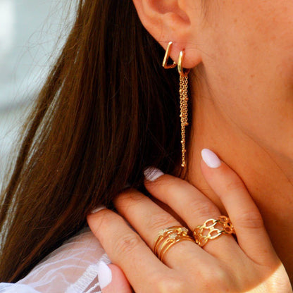 Bague femme plaqué or 18K Stellar Bellaime 2