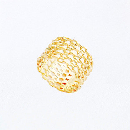 Bague femme plaqué or 18K Talisman Bellaime