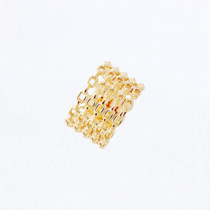 Bague femme plaqué or 18K Talisman Bellaime 3