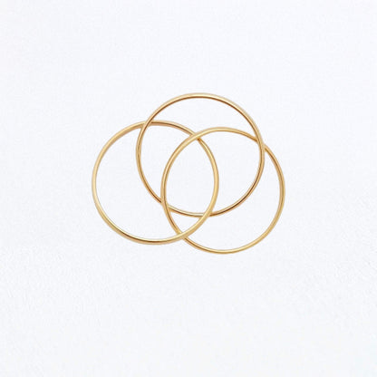 Bague femme plaqué or 18K Triptyque Bellaime 3