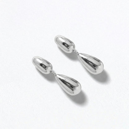 Boucles d'oreilles acier inoxydable argent Isabeau Bellaime 4