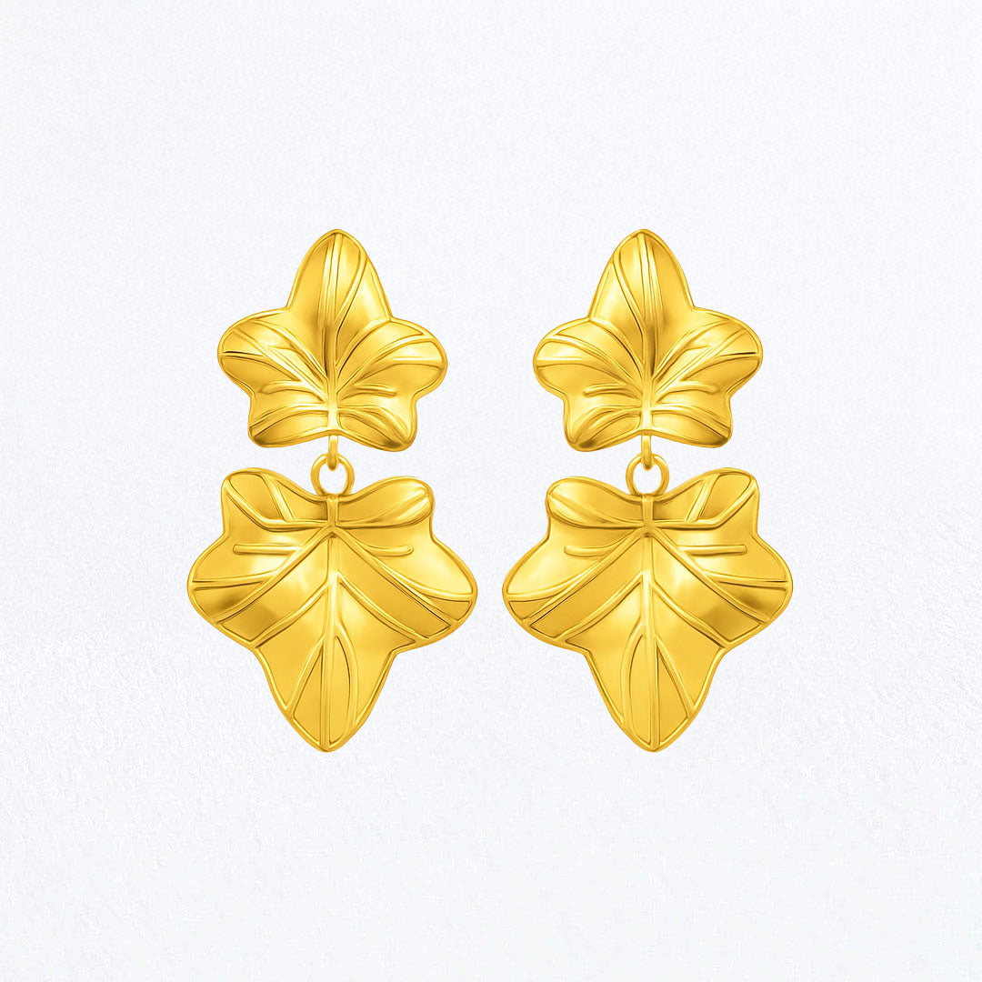 Boucles d'Oreilles Alix - Acier inoxydable - Couleur or