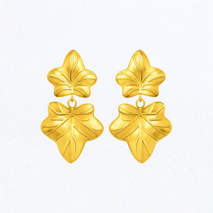 Boucles d'Oreilles Alix - Acier inoxydable - Couleur or