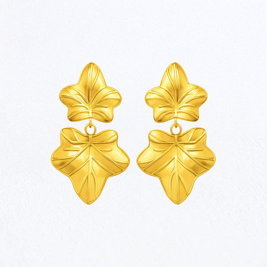 Boucles d'Oreilles Alix - Acier inoxydable - Couleur or