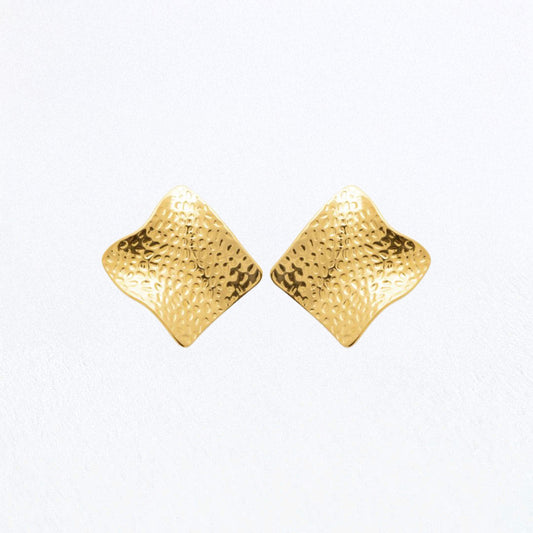 Boucles d'Oreilles Alma - Acier inoxydable - Couleur or