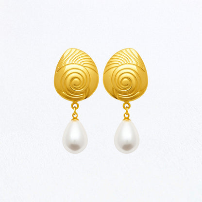 Boucles d'Oreilles Anastasia - Acier Inoxydable - Couleur or