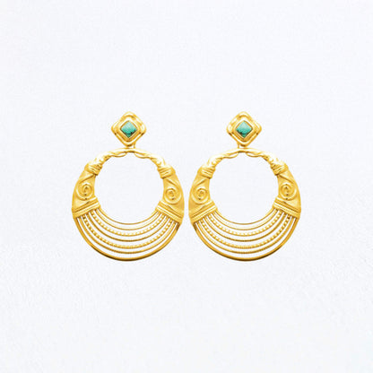 Boucles d'Oreilles Anouk - Acier inoxydable - Couleur or