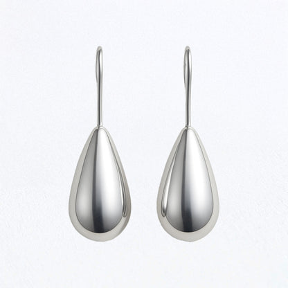 Boucles d'Oreilles Diane - Acier inoxydable - Couleur argent