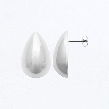 Boucles d'Oreilles Chiara - Acier inoxydable - Couleur argent