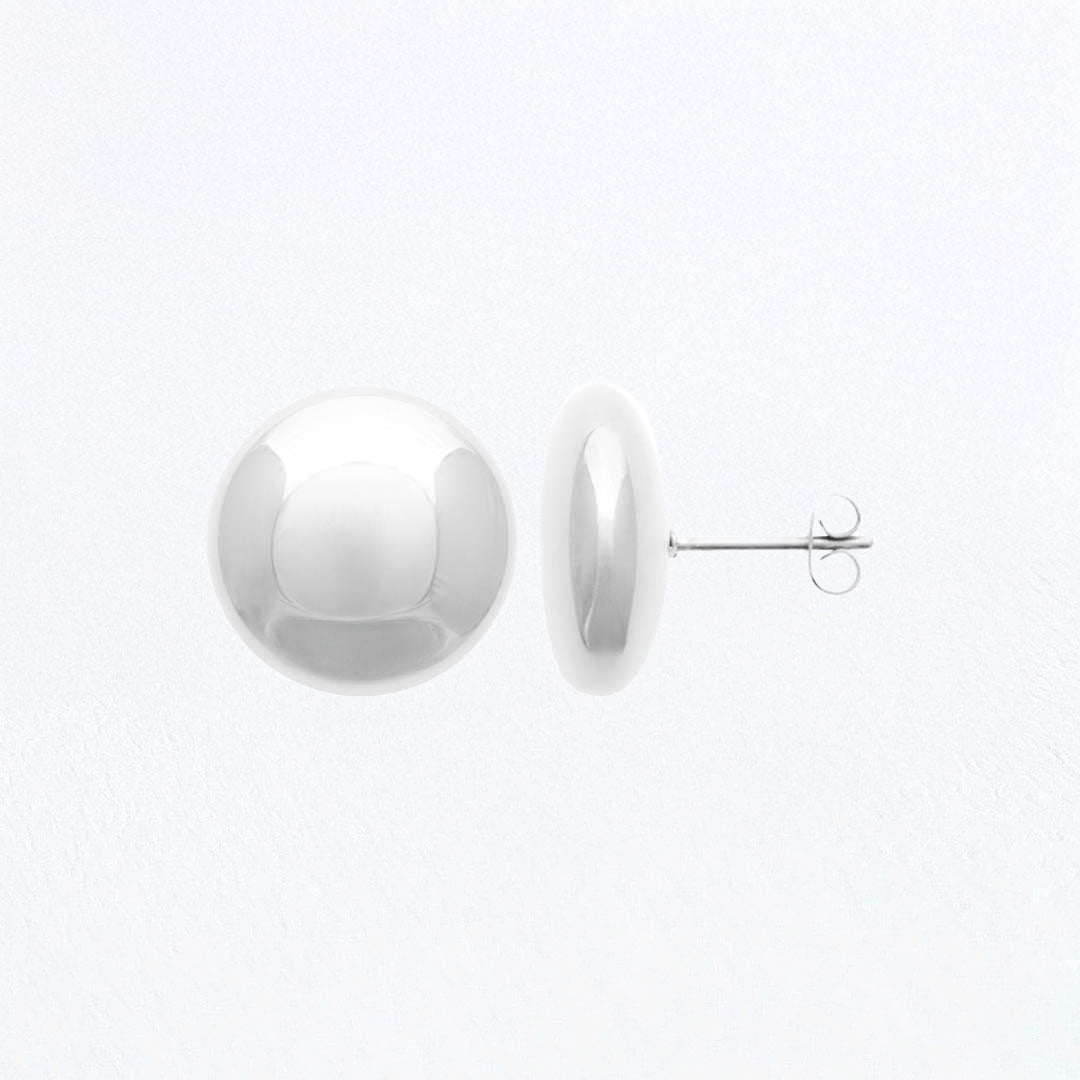 Boucles d'Oreilles Eleonore - Acier inoxydable - Couleur argent