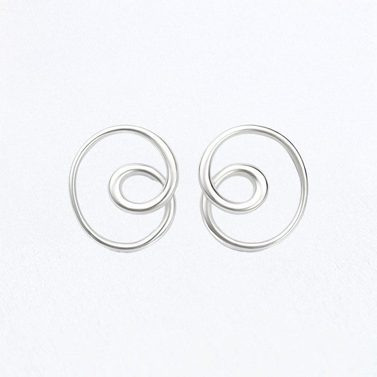 Boucles d'Oreilles Garance - Acier inoxydable - Couleur argent