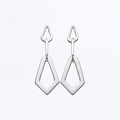 Boucles d'Oreilles Cali - Acier inoxydable - Couleur argent