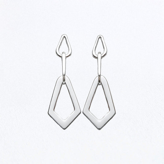 Boucles d'Oreilles Cali - Acier inoxydable - Couleur argent