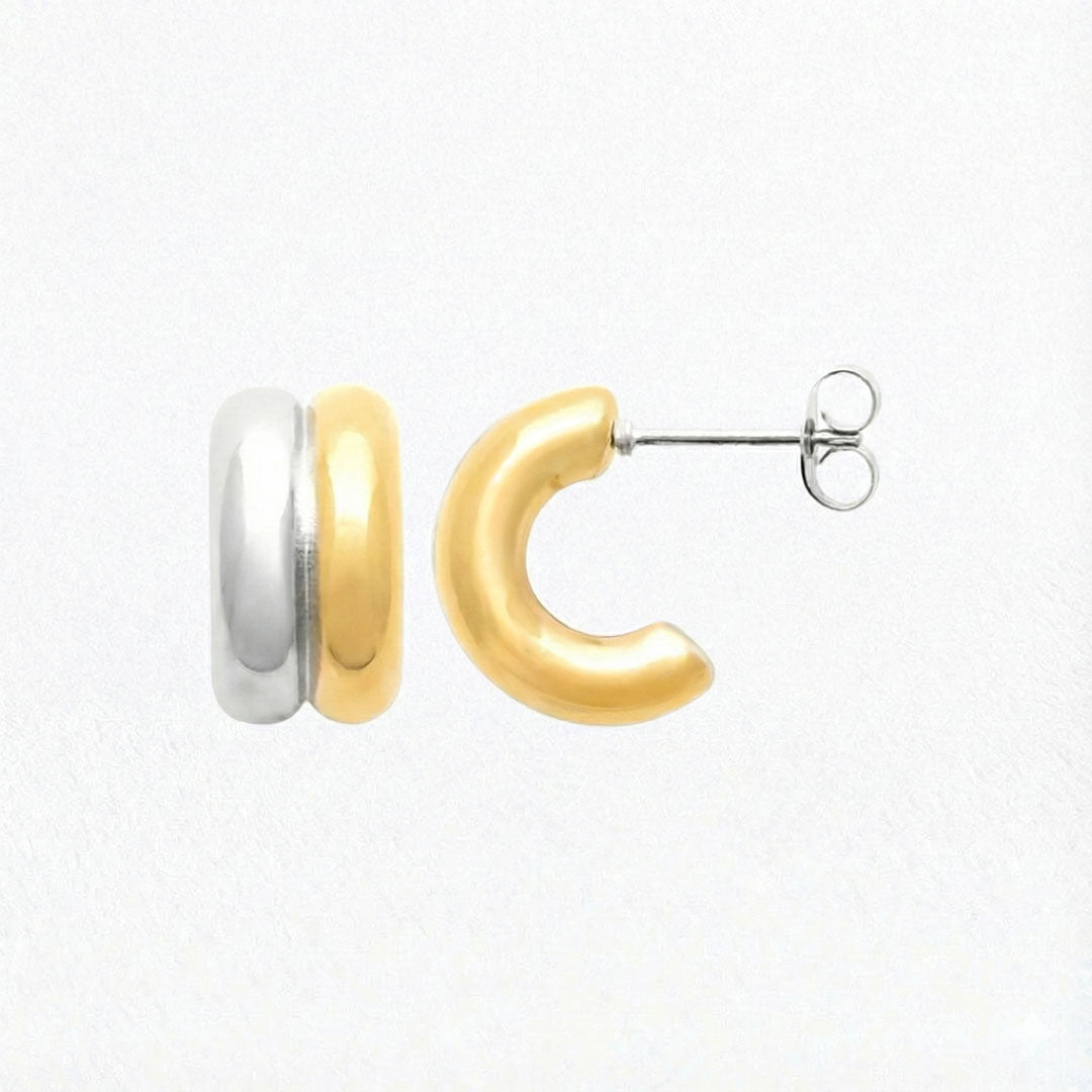 Boucles d'oreilles acier inoxydable Eclypse 4