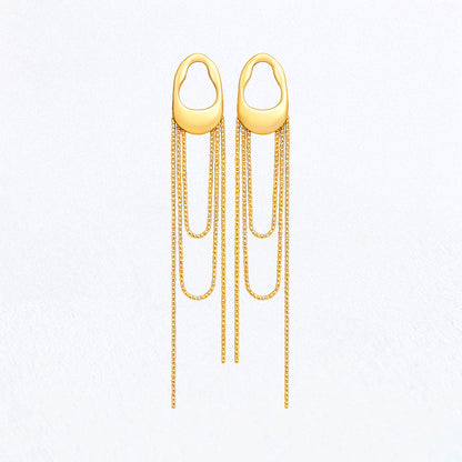 Boucles d'Oreilles Enora - Acier inoxydable - Couleur or