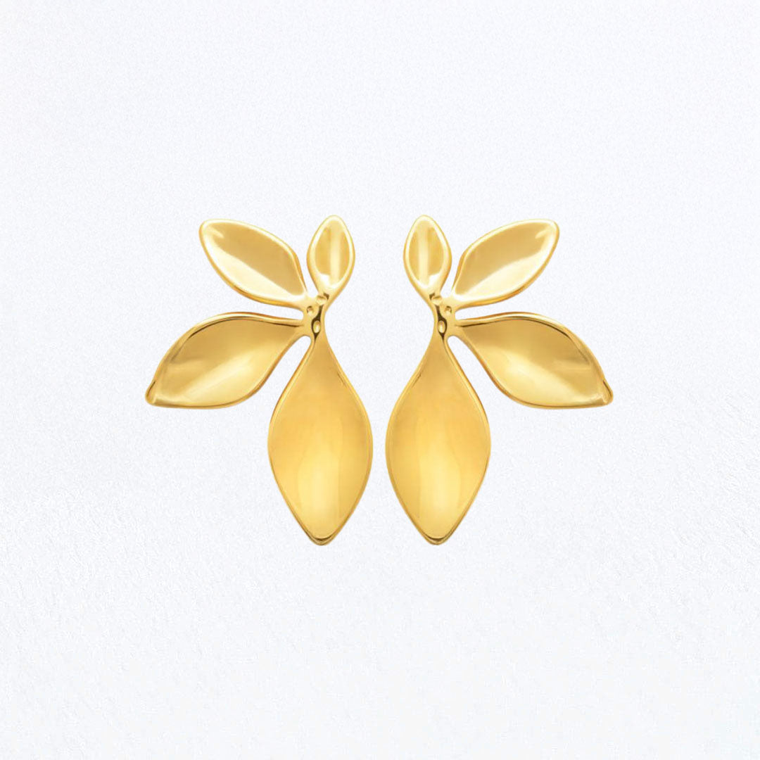 Boucles d'Oreilles Felicie - Acier inoxydable - Couleur or