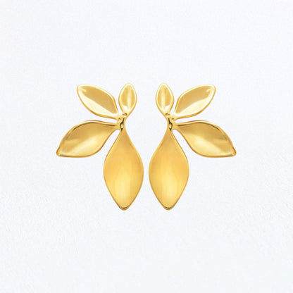 Boucles d'Oreilles Felicie - Acier inoxydable - Couleur or