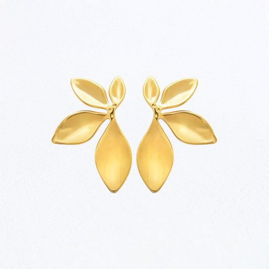 Boucles d'Oreilles Felicie - Acier inoxydable - Couleur or