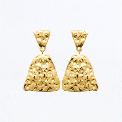 Boucles d'Oreilles Lola - Acier inoxydable - Couleur or