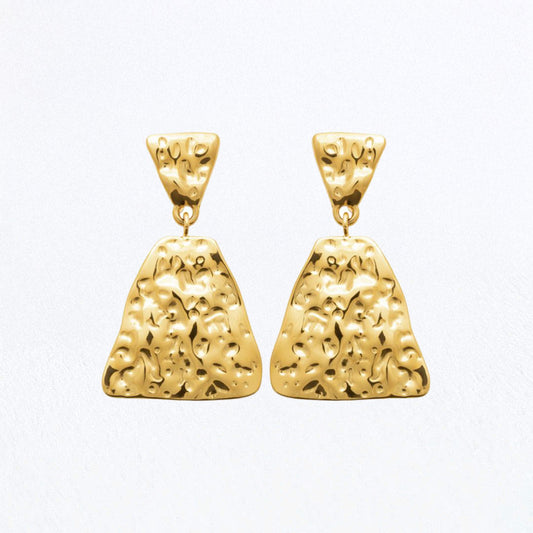 Boucles d'Oreilles Lola - Acier inoxydable - Couleur or