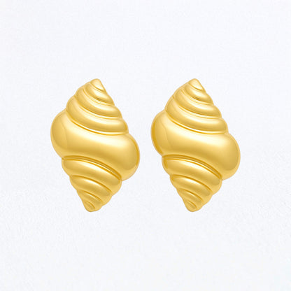 Boucles d'Oreilles Lysor - Acier inoxydable - Couleur or