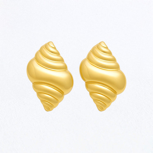 Boucles d'Oreilles Lysor - Acier inoxydable - Couleur or
